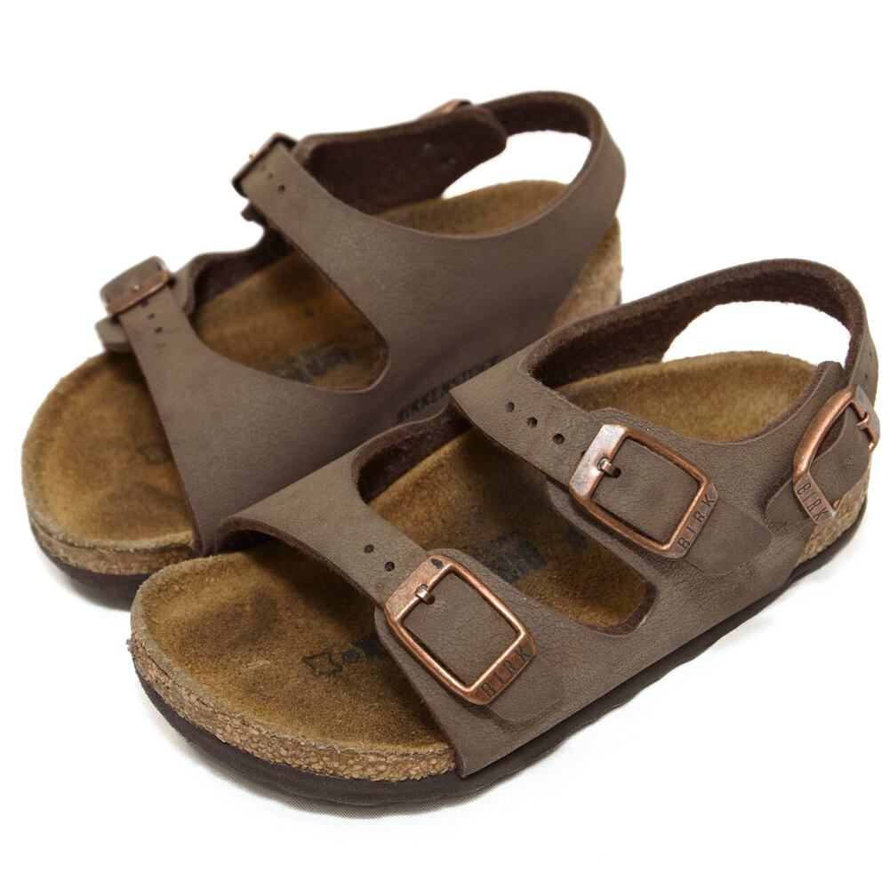 Birkenstock Roma Toddler Mocha Birkibuc Sandals Size 24 US 6-6.5